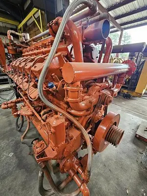 USED 1992 WAUKESHA 7042GSI GAS COMPRESSOR ENGINE
