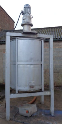 1,000L S/S Gate Paddle Stirrer 2.2 kw