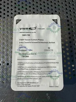NEW CASE OF 50 - VWR 10861-700 TISSUE CULTURE PLATES 24 WELL, STERILIZED