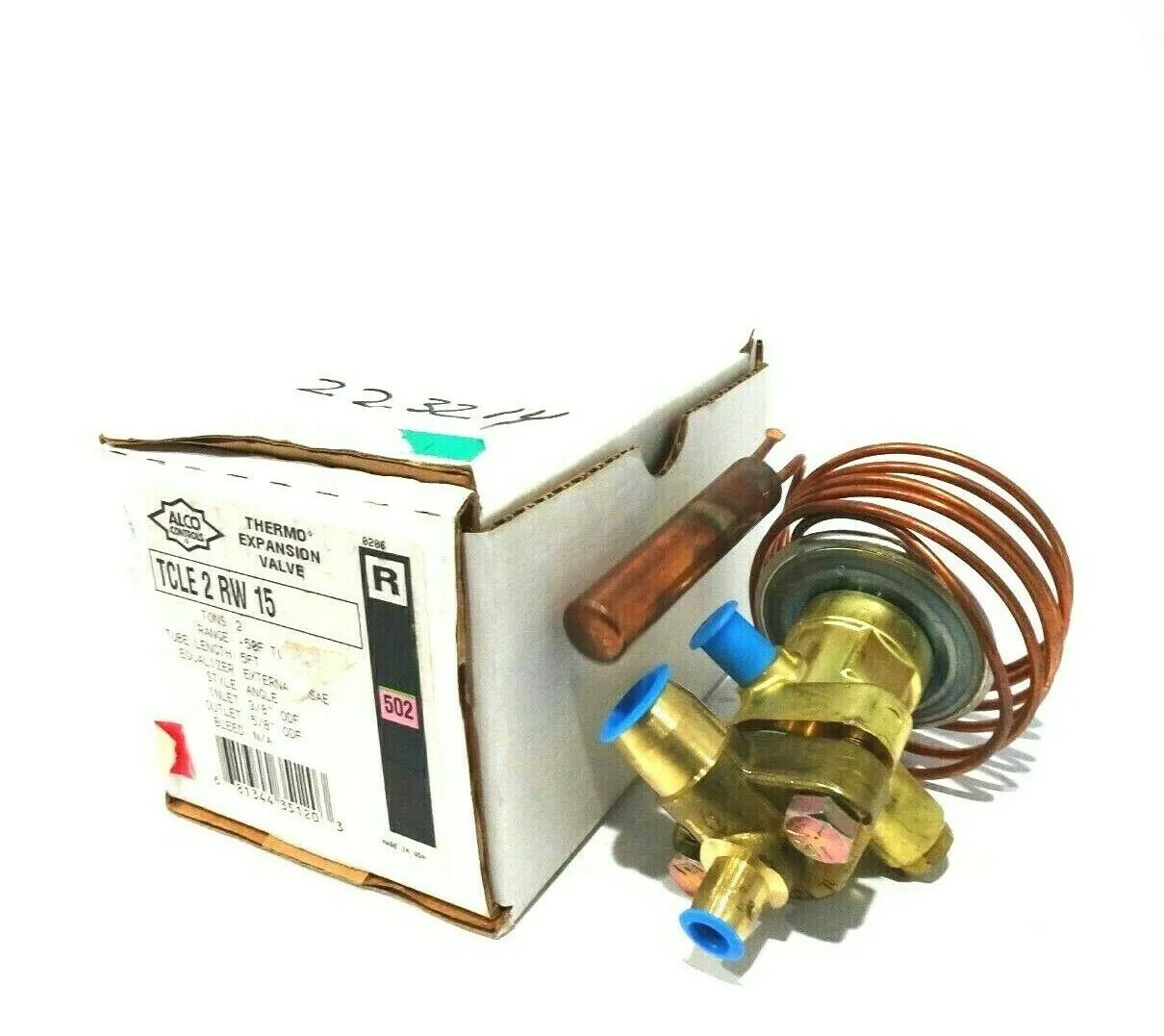NEW ALCO CONTROLS TCLE 2 RW 15 THERMO EXPANSION VALVE TCLE2RW15