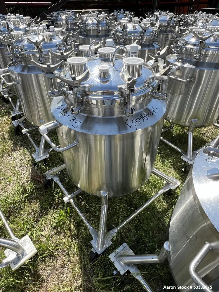 Precision Stainless Vertical 316L SS High-Performance Freeze/Thaw Tank - Used.