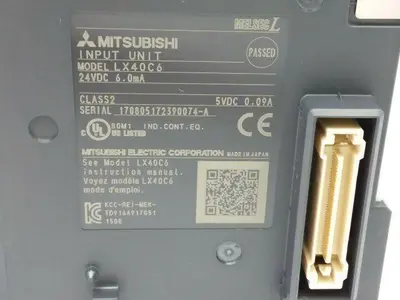 Mitsubishi LX40C6 Melsec L Input Unit 24VDC 6.0mA