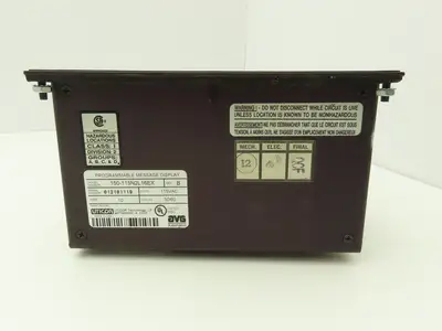 Uticor 150-115N2L16EX HMI Programmable Message Display Panel 115VAC Rev B