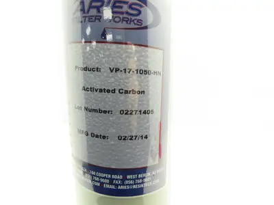 Aries VP-17-1050-HN Filter Organics Removal  Activated Carbon Hose Nipple