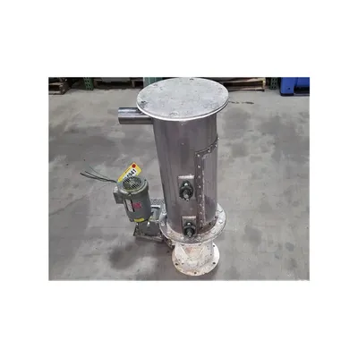 Used 10x12 Semco Rotary Airlock valve with Dual Shaft Agitated lump breaker