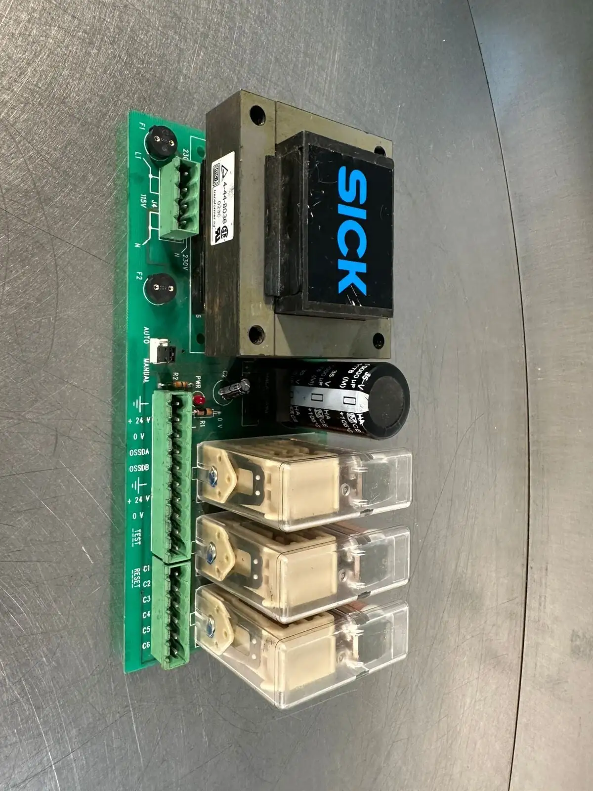 Sick 4-44-8036 Transformer Power Supply Relay Board (7.2.2)