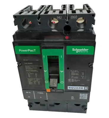 NEW SQUARE D HJL36060 CIRCUIT BREAKER 60A 3P 1125A