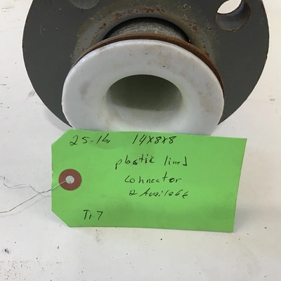 Unbranded A395 PTFE Spool Pipe Plastic Lined Connector B16-150-2