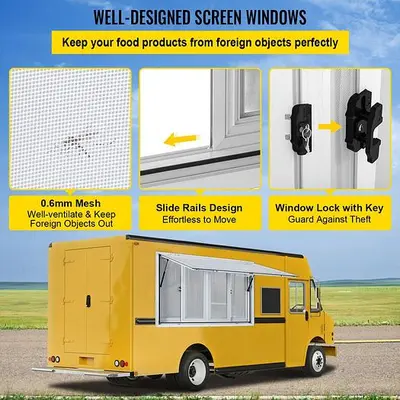 60" X 30" Concession window with awning