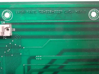 USED BELL & HOWELL CS-538-000F BACK PANEL BOARD REV.1 CS538000F
