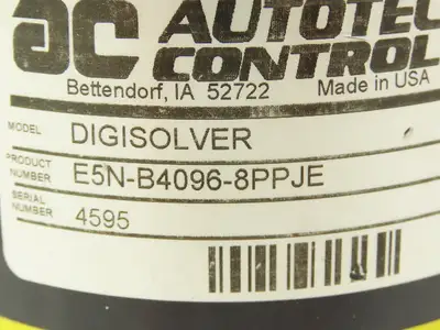 AC Auto Controls E5N-B4096-8PPJE Digisolver Absolute Digital Encoder Sz 40
