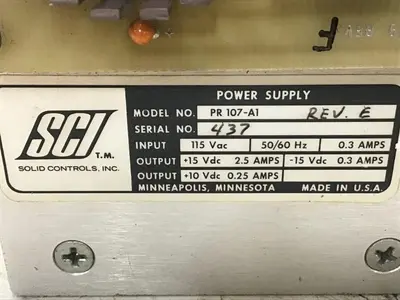 USED SCI PR 107-A1