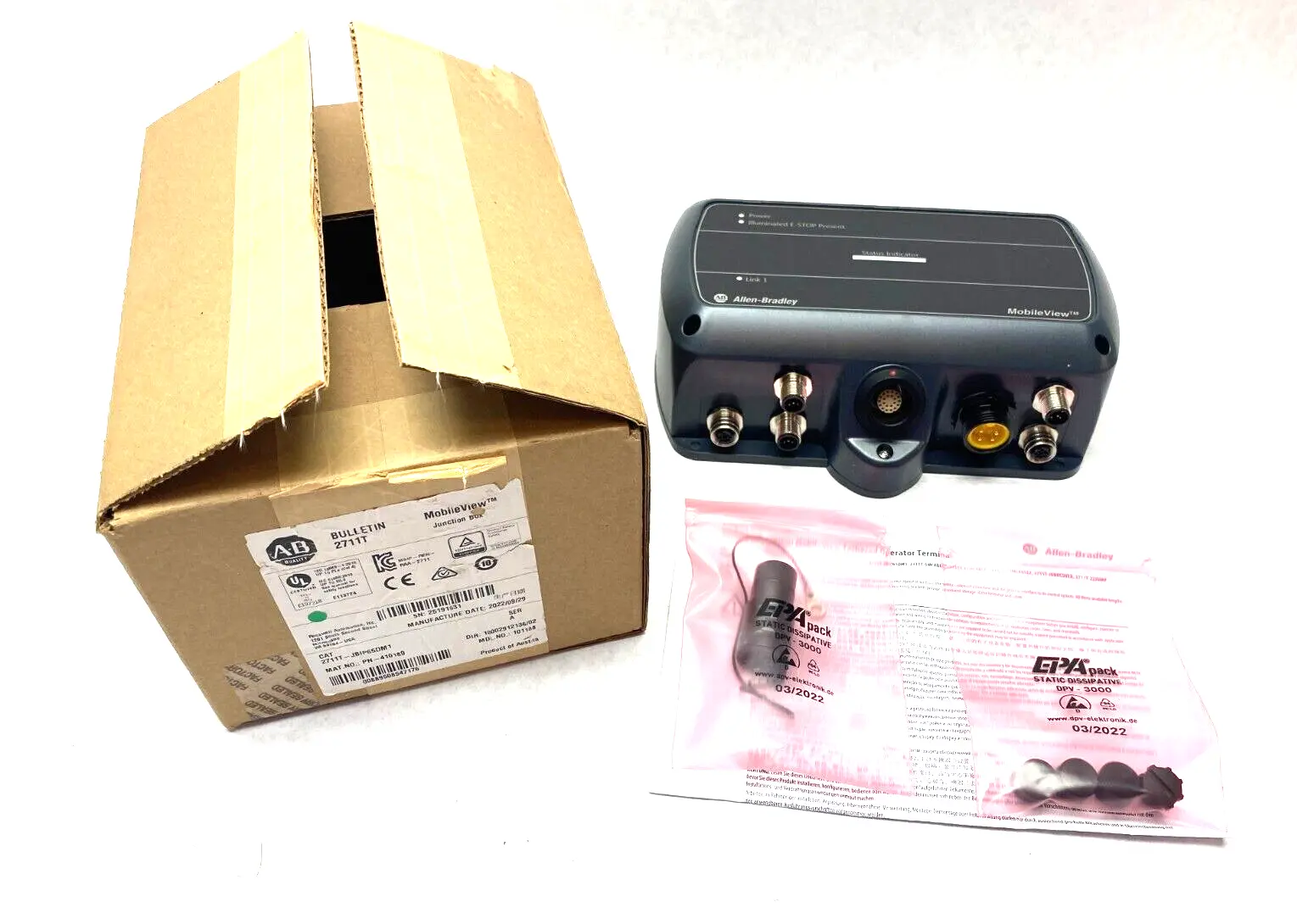 New | in-Stock ALLEN-BRADLEY SER. A MOBILEVIEW IP65 JUNCTION BOX Electrical Boxes | Maverick Industrial Sales #1120054