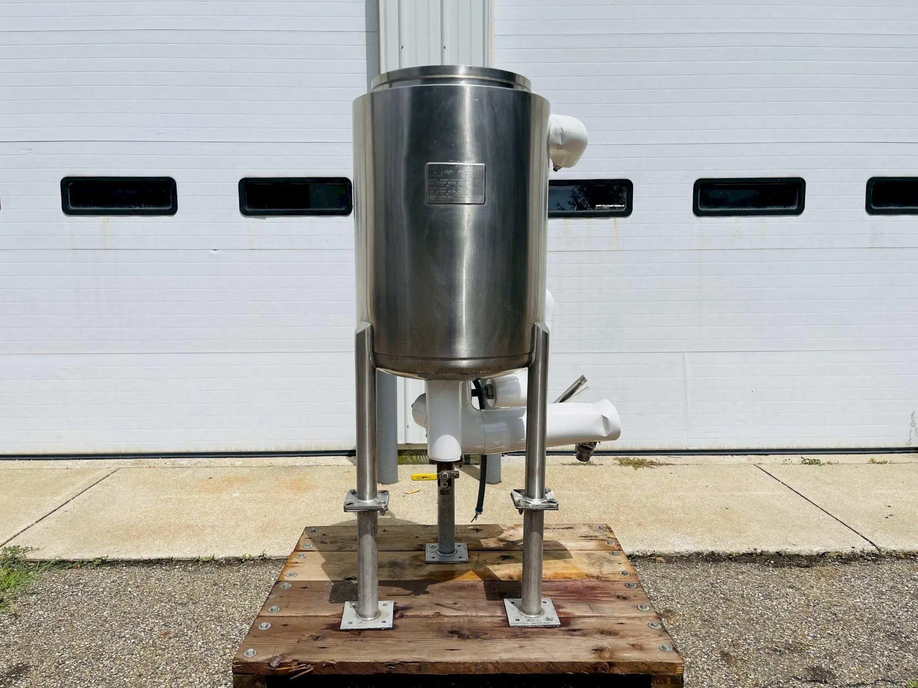 Martin Petersen Co. 33 Gallon Stainless Steel Jacketed Mix Tank