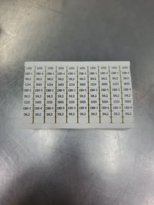 ABB RC610 Custom Marker, 12 Full Sheets, 6 Sheets Missing 6 Tabs. 3E-24