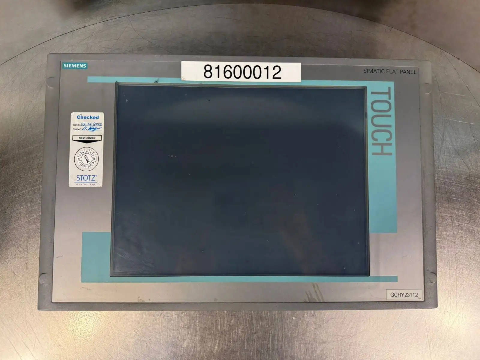 Siemens 6AV7861-2TB00-1AA0 Simatic Flat Panel 15” (5.6.5)