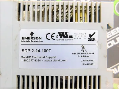 Emerson SDP 2-24-100T Power Supply 115/230 VAC 1.1/07 A 50/60Hz Output Used