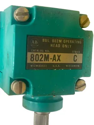 ALLEN BRADLEY 802M-AY5 LIMIT SWITCH SER. C 802M-AX 802MAY5 NEW, SURPLUS