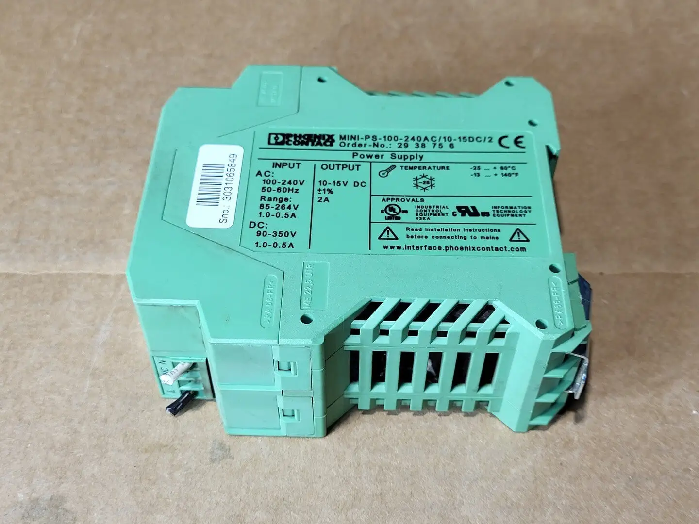 USED PHOENIX CONTACT 2938756