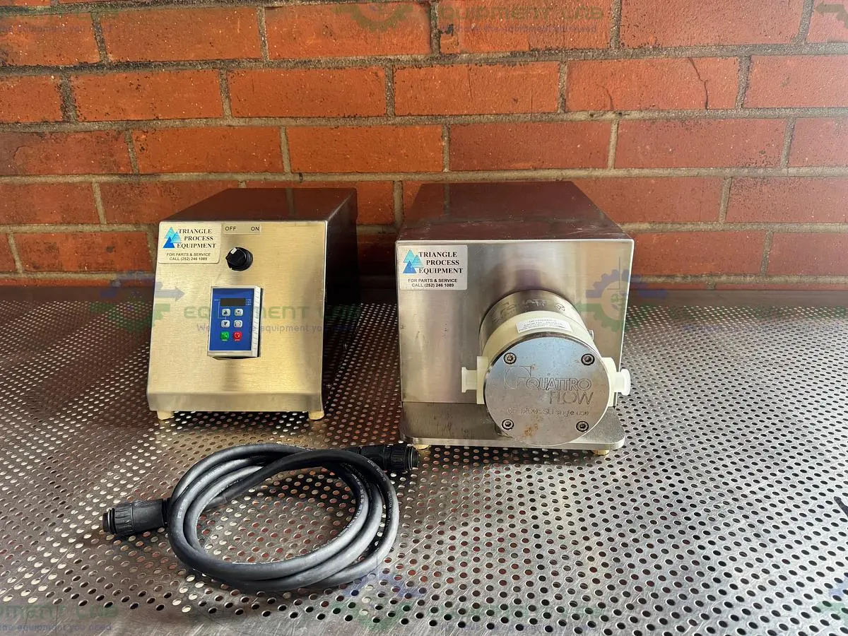 Used TRIANGLE PROCESS QUATTROFLOW Q1200SU QUATERNARY DIAPHRAGM PUMP W/ 1/2 HP MOTOR Pumps California US | Equipment Lab #1399168