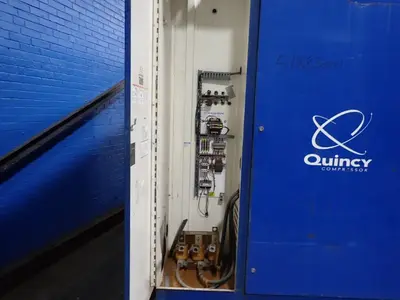 Used 2007 QUINCY COMPRESSOR QGV200 Rotary Screw & Sliding Vane Air Compressors Ohio US | HGR 24 #861420