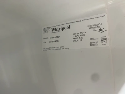 Used WHIRLPOOL GOLD FREEZER ON BOTTOM Refrigerators Michigan US | Miedema Asset Management Group #1425132
