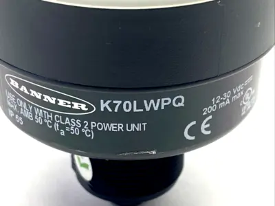 New | in-Stock Banner K70LWPQ Light Source Equipment Michigan US | Maverick Industrial Sales #1414359