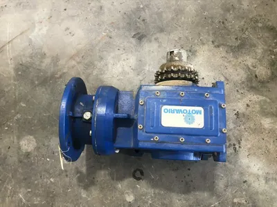 MOTOVARIO 0052805 Right Angle Worm Gear Speed Reducer 68.6:1