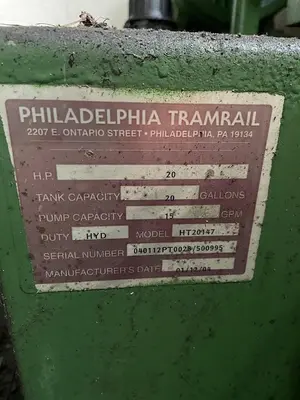 Used 2004 PHILADELPHIA TRAMRAIL 5000 IHD Balers Pennsylvania US | Ferguson Packaging Machinery #1475528