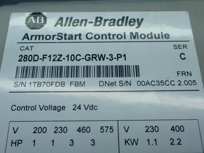 USED ALLENBRADLEY 280DFN10R