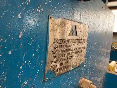 50 sq ft ascension industries  inc. plate & frame filter press