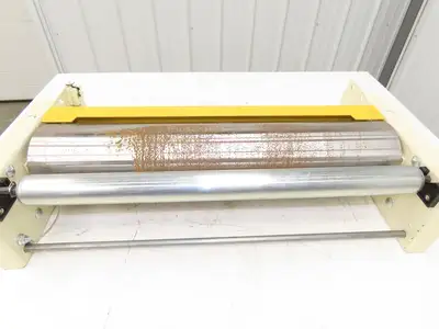 Hytrol 30" Tail Pulley Assembly for Belt-Over Roller Conveyor Beige 27"BF