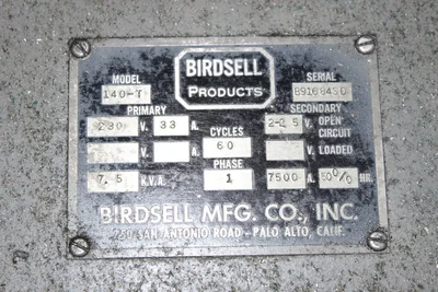 USED BIRDSELL 140T-0