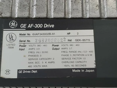 USED General Electric 6VAF343002B-A1