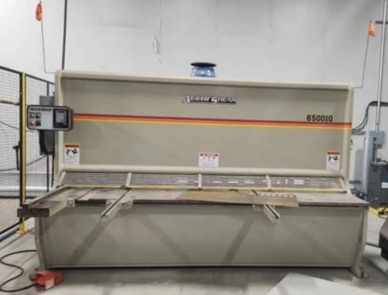 Used 2022 ACCURSHEAR 650010 Power Squaring Shears (Inch) Minnesota US | SOMINN MACHINERY SALES #1394168