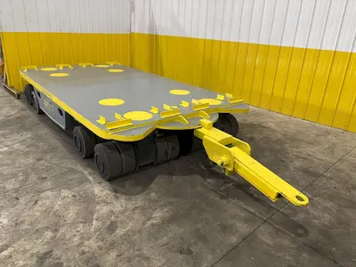 200,000 LBS x 144" x 78" HEAVY DUTY ROLLING TRANSFER CART: YOBRO #23996