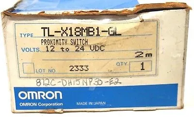 NEW OMRON TLX18MB1GL PROXIMITY SWITCH 12-24 VDC