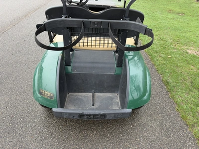 (1) 2014 E-Z-Go golf cart with a Kawasaki gas engine, does not include Club canopy, ball carrier, fo...