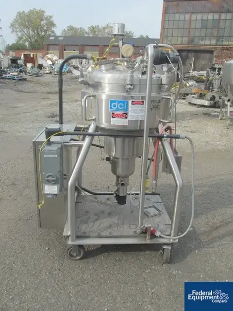 Used DCI 100 Liter DCI Jacketed Receiver, 316 S/S, 50/170# Stainless Steel Tanks Ohio US | Federal Equipment Company #125788