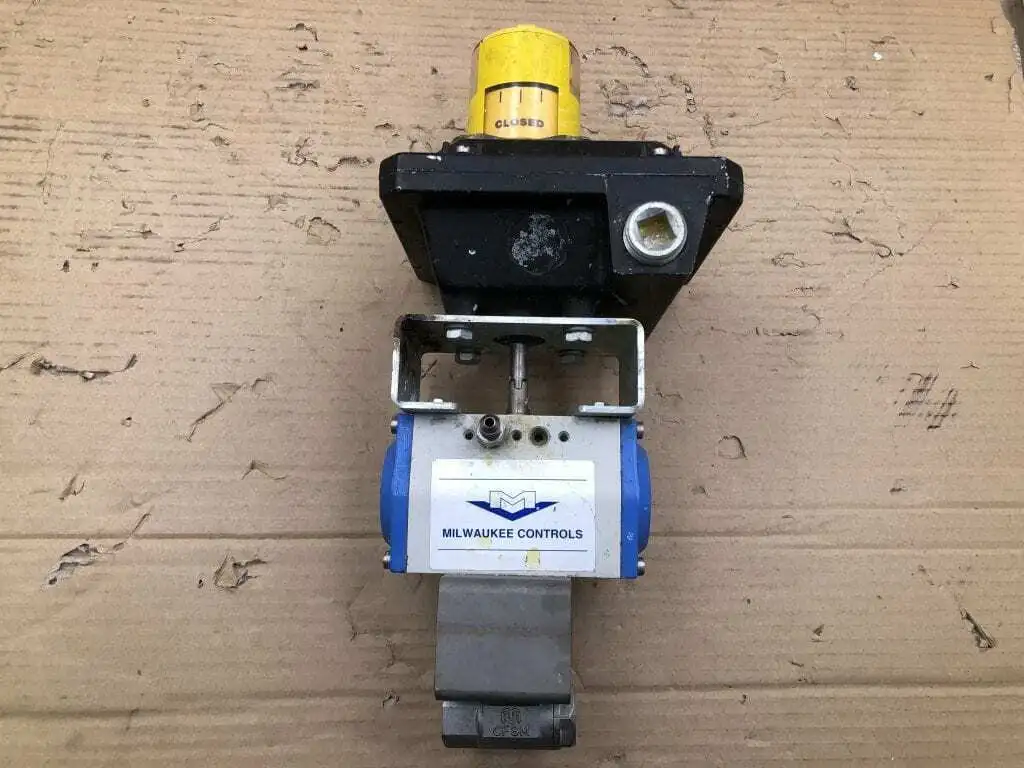 Milwaukee 1/2″ 316SS Pneumatic Actuated Check Valve ; 150PSI supply 2000PSI