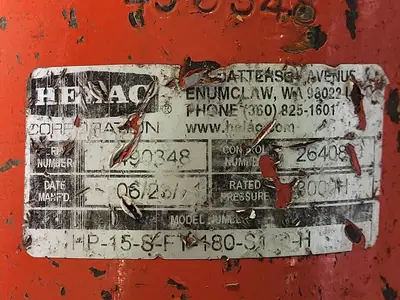 USED HELAC HP-15-S-FT-180-S1-O-H