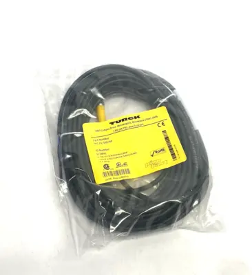 NEW TURCK PICOFAST CONNECTION CABLE SINGLE ENDED M8 3-PIN U-14841