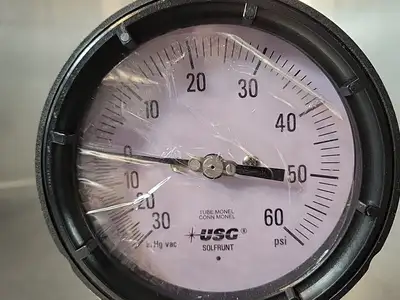 Ametek 170063K USG gauge 60PSI 4.2" Loc5E10
