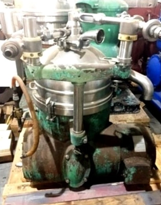 (3) Westfalia OSM 8004 solid bowl separators, 316SS.