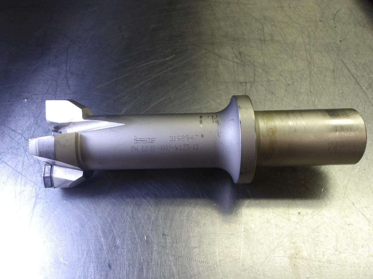 Iscar 2" 4 Flute Coolant Thru Plunge Mill PH D2.00-H040-W1.25-13 (LOC2907A)