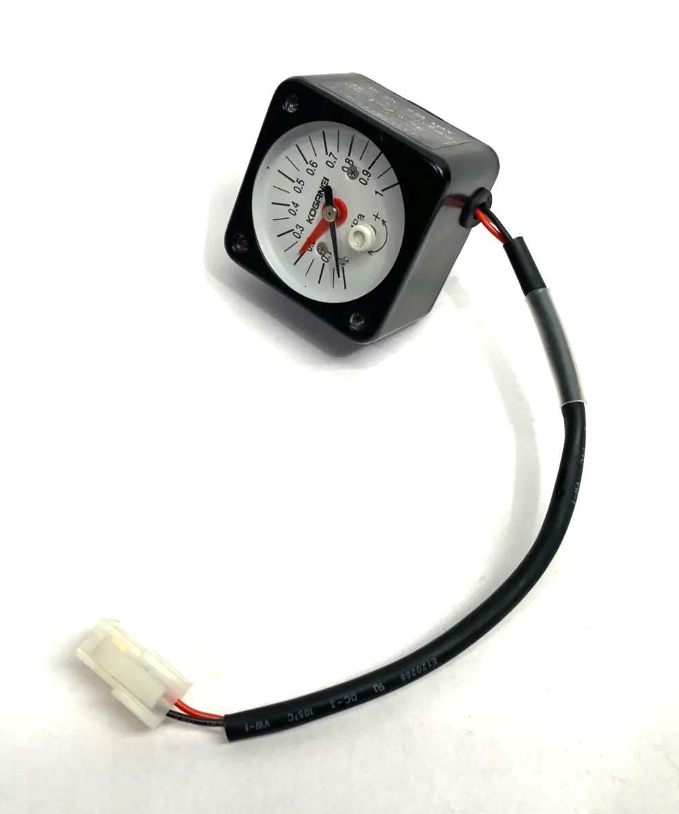 USED KOGANEI PRESSURE GAUGE W/ BUILT-IN SWITCH 0.1~0.83MPA