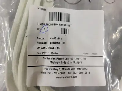Replacement Lid Gasket