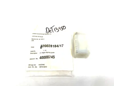 New | in-Stock WEBER SCREWDRIVING SYSTEMS ALIGNING GUIDE GRIPPER 3-FINGER Parts (Hydraulics and Pneumatics) | Maverick Industrial Sales #1102730