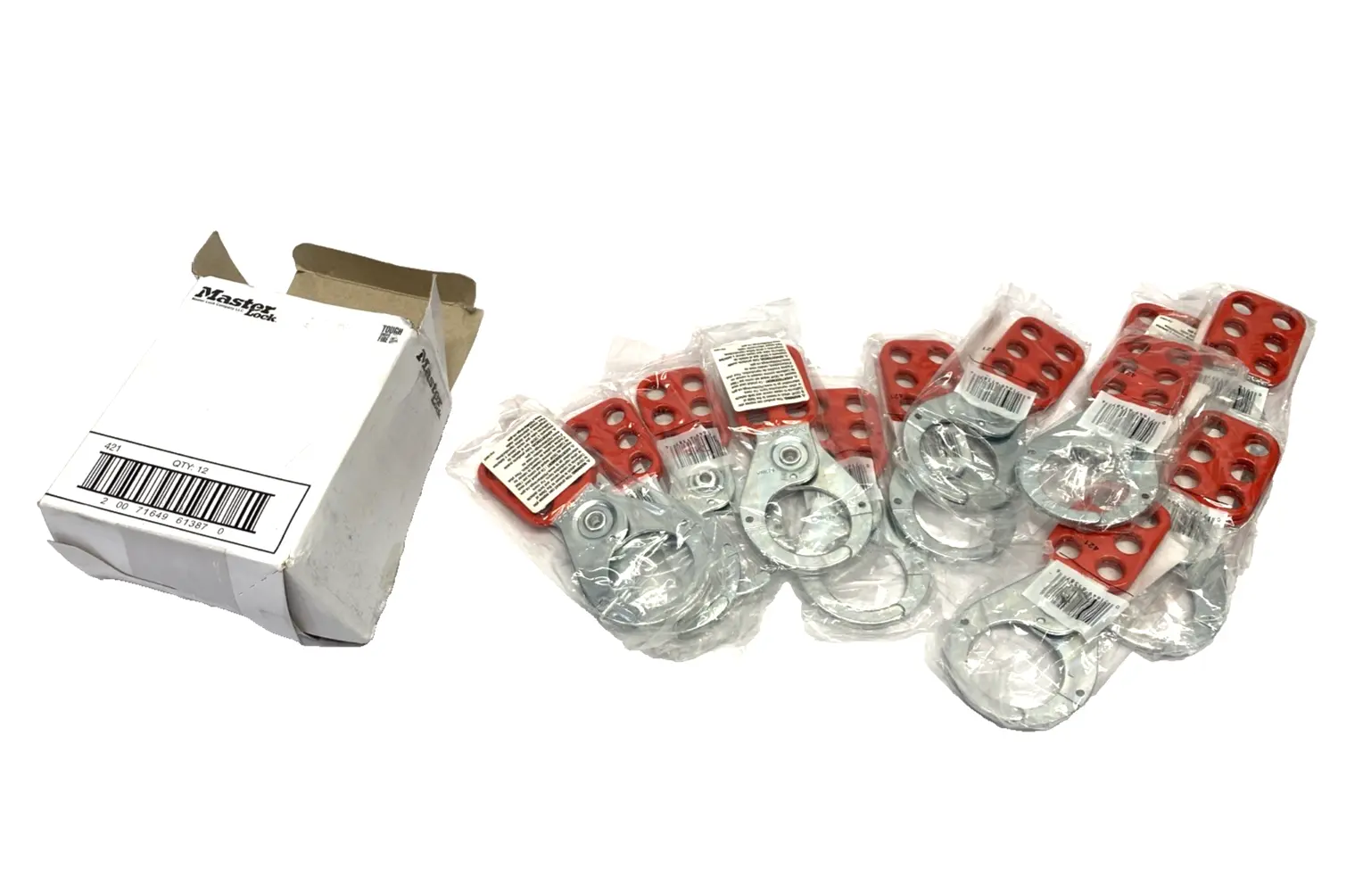 New | in-Stock Master Lock Steel Lockout Hasp Safety Products (Other) Michigan US | Maverick Industrial Sales #1518259