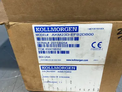 New | in-Stock KOLLMORGEN AKM23DEFB2DB00 Motors (misc) Ohio US | HGR 24 #1329518